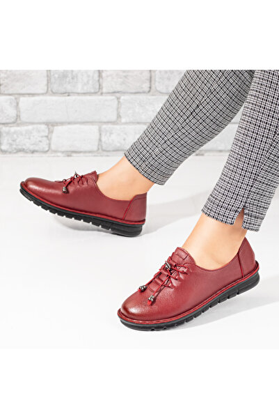 BMoD Pantofi sport roșii pentru femei cu șireturi MOD02962