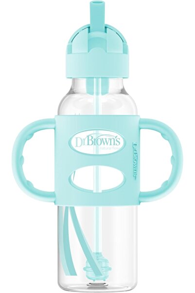 Dr.Brown's Dr. Brown's Milestones Sippy Straw Bottle with Silicone Handles - ...