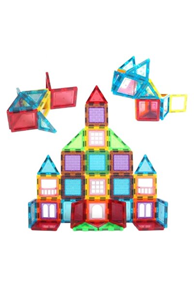 Giftry Giftry® Construction Set, Magnetic Tiles 3D, STEM educational toys, Magnetic Elements, different