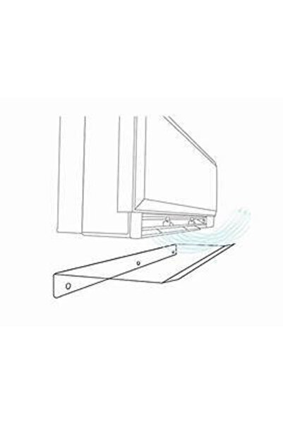 EUROCOOL Deflector transparent pentru aparat de aer condiționat, lățime: 800 mm