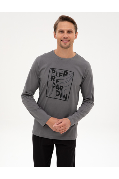 Pierre Cardin Koyu Gri Pijama Takımı 50322653-VR080