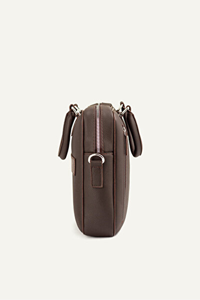 Fossil Unisex Vegan Deri Laptop Bölmeli 15,6 inç Dik Fermuarlı Evrak Çantası