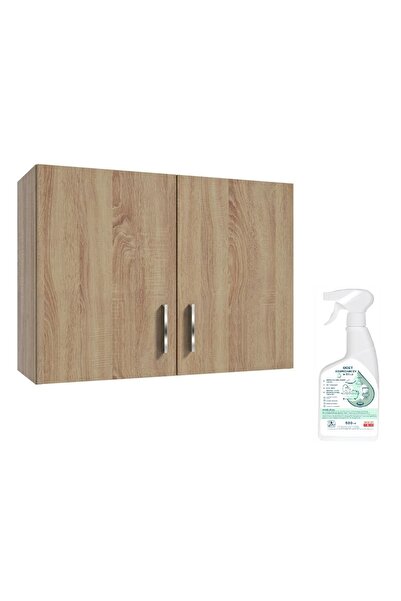 shumee Dulap de bucătărie suspendat SINGLE A80, stejar Sonoma + gel de oțet de uz casnic gratuit