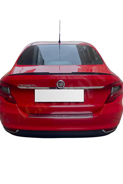 ACK Dizayn FİAT EGEA SEDAN 2015+ ARACA ÖZEL ARKA TAMPON KORUMA + BAGAJ ÇITASI...