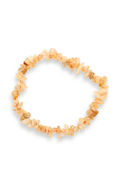 craftmystic Elastic Bracelet with Citrine Chips