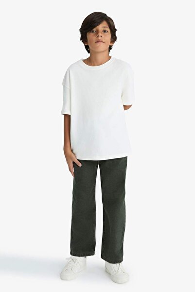 DeFacto Erkek Çocuk Wide Leg Düz Paça Jean Pantolon G2929A825AU