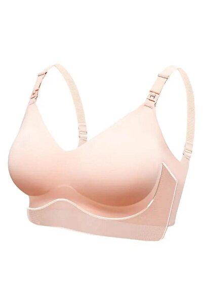 Momcozy Smooth - Ultra Soft & Omni Maternity Nursing Bra - Yn21 - Beige S