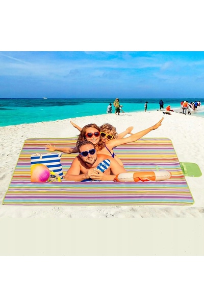 Other Pătură de picnic pentru plajă, camping, impermeabilă, mare, cu izolație XXL, 200x200