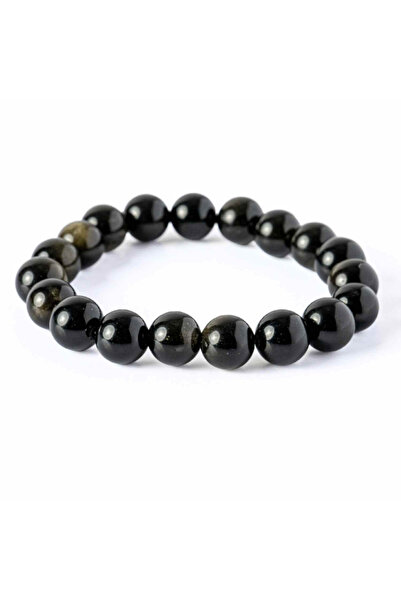 craftmystic Energy and Protection - 10mm Golden Obsidian Bracelet