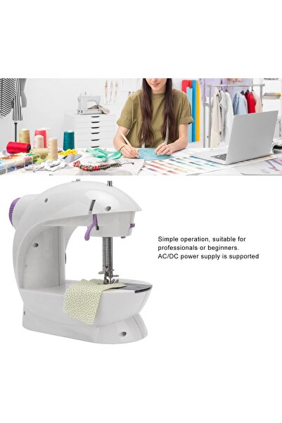 Arabest Mini Sewing Machine, Portable Small Electric Sewing Machine for Beginners, for DIY Handbags Clothes