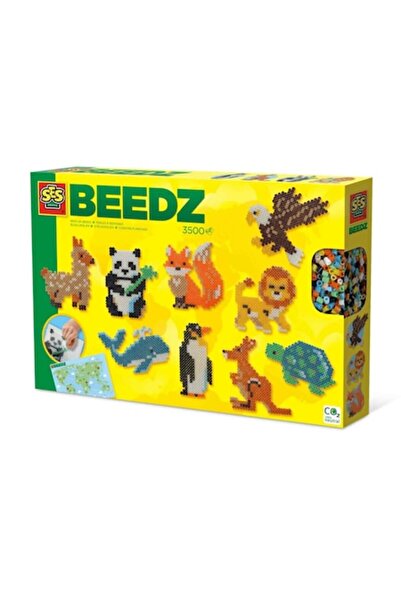 SES Creative Set de artizanat, SES Creative, 3500 margele, Varsta 5+ ani, Mul...