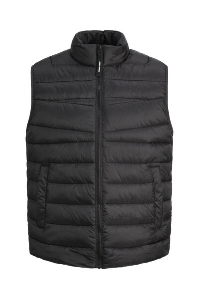 Jack & Jones Jjwest Light Bodywarmer Collar Чорний чоловічий жилет 12283201