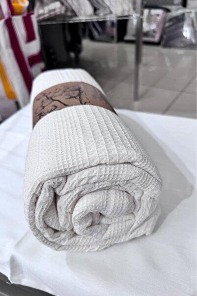 Çeyiz Diyarı Μονόστομο Καλοκαιρινό Βαμβακερό Μονόστομο Κρέμα Πικέ