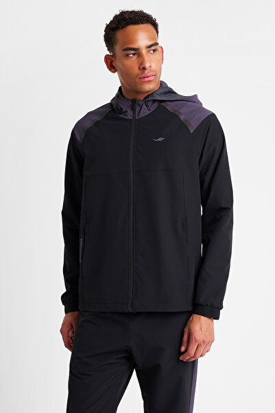 Lescon Men's Zippered Hooded Sweatshirt 25N-1148