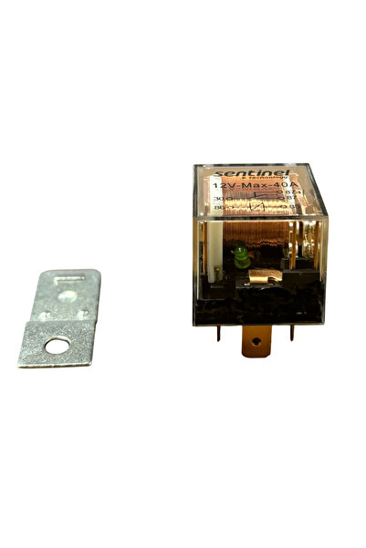 Sentinel Mini Röle Şeffaf Çift Platin 12v 5 Ayaklı 40 Amper 25 Adet Fiyatı (0...