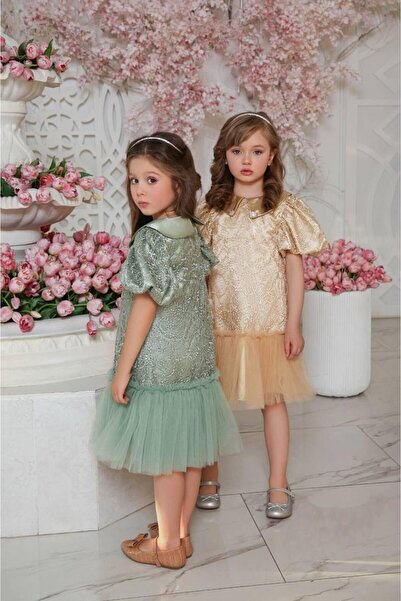 Miss Lorin Kids Children's Lace Christmas Dress