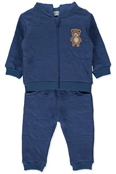 Bebetto JAKARLI KAPİTONE KAPŞONLU HIRKA 2Lİ TAKIM (BEARISH) İNDİGO