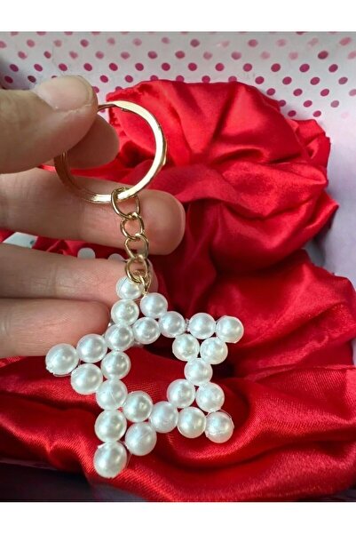 Aychra 2-Piece Pearl Star Shaped Keychain / Long Chain
