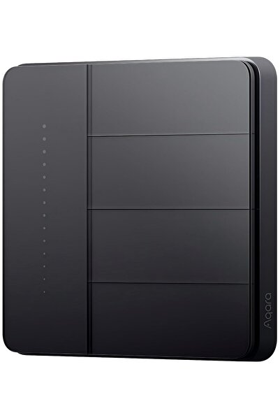 Aqara Z1 Pro Smart Wall Switch, Zigbee 3.0, Touch Slider Control, Wired/Wireless Operation, Black, Q
