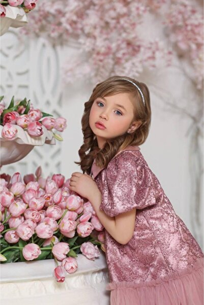 Miss Lorin Kids ÇOCUK DANTELLİ YILBAŞI ELBİSE