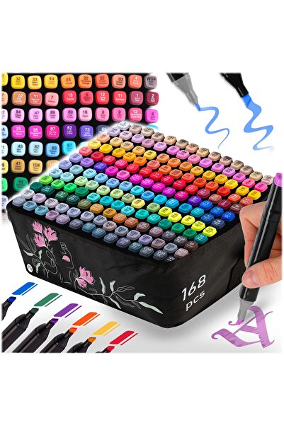 Other Nukido NK-914 Alcohol Markers with Bag 168 pcs
