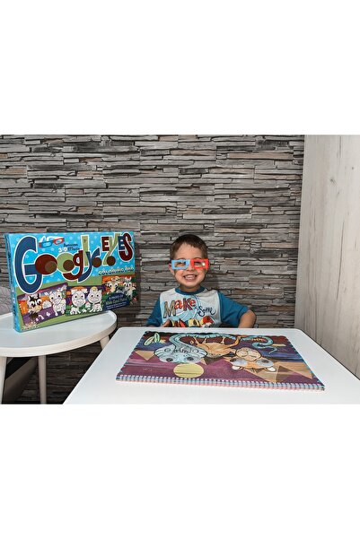 Rong Fa Carte de Colorat Lavabila cu Ochelari 3D - Animale Zambarete