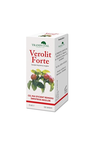 Transvital Soluție împotriva negilor Verolit Forte, 5 ml,