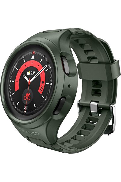 Dexnor سوار ساعة جالكسي واتش 5 برو مع حافظة مقاس 45 مم، غطاء متين مقاوم للصدم...