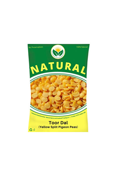 Natural تور دال (بازلاء الحمام المقسمة) 1 كجم × 5