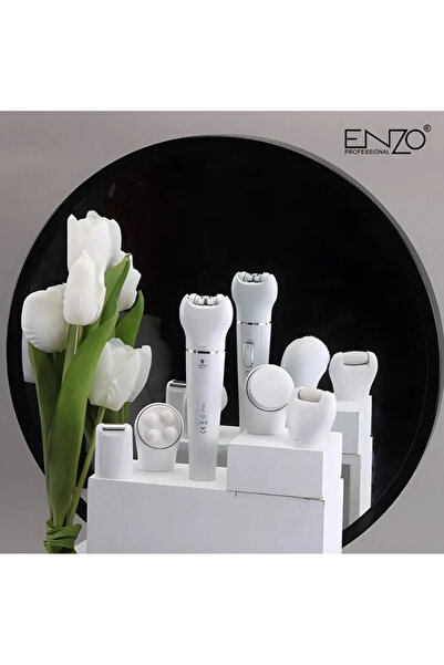 Enzo Professional ENZO EN-0104 Rechargeable Female Epilator and Bikini Trimmer Hair Removal Shaver for Women