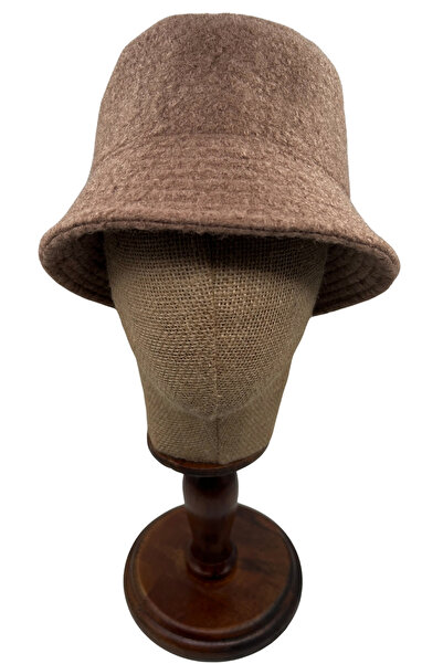 Sofist İstanbul قبعة دلو سميكة ذات ملمس ناعم من صوف المنك بوكليه، قبعة شتوية سميكة ذات ملمس ناعم من صوف المنك بوكليه