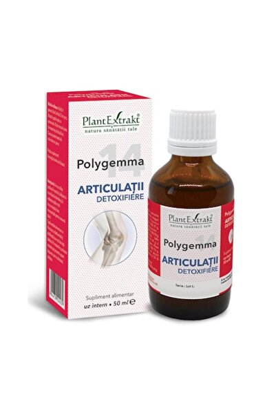 Plantextrakt Polygemma 14, Articulatii detoxifiere, 50 ml, Plant Extrakt