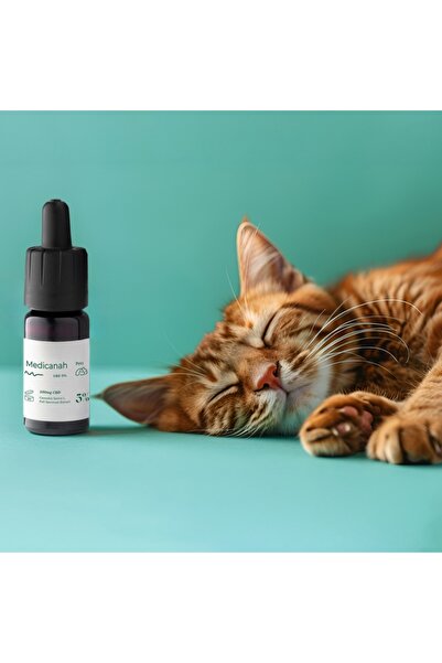 Medicanah Ulei de canabis CBD 5%, 500 mg, Animale, Full Spectrum, Premium, Medicanah, Aromă de bacon, 10 ml