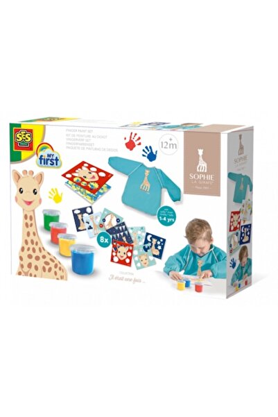 SES Creative Set of 4 Sophie the Giraffe finger paints, SES Creative, stencil...