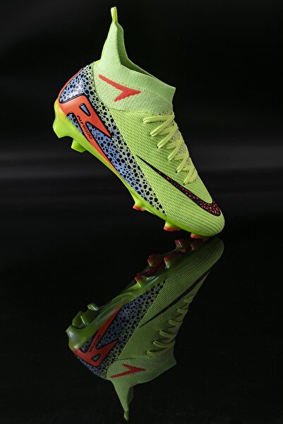 Golder Men's Turf Soccer Shoes Imported Sole, Grass Field, Half Socks, Ergonomic, Foot-Friendly, Flexible and Comfortable