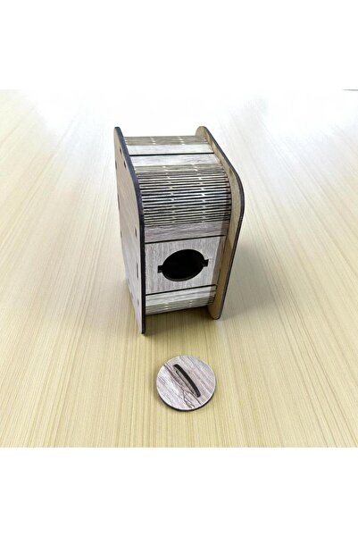 golden team Wooden piggy bank