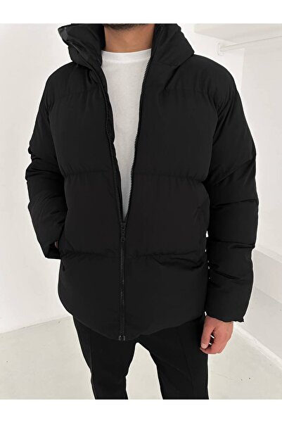 bergibo Jachetă gonflabilă de calitate, cu glugă și buzunare