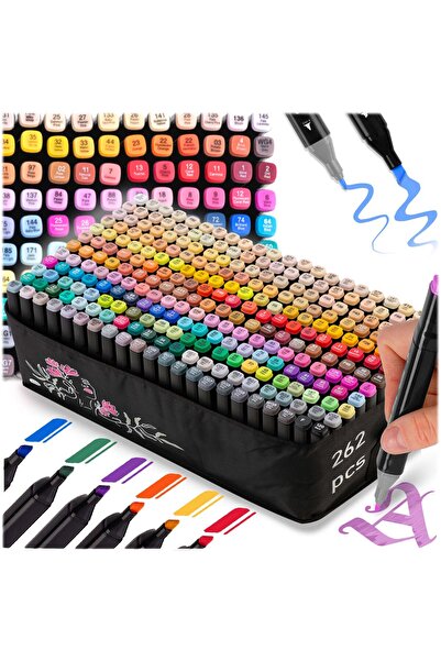 Other Nukido NK-915 Alcohol Markers with Bag 262 pcs