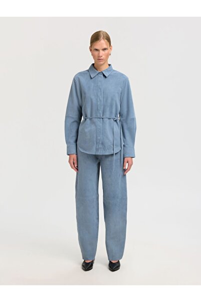 Selected Femme Langarmhemd Wildleder