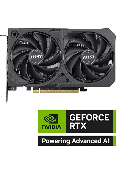 MSI Gaming RTX 5050 8G Shadow 2X OC Graphics Card (8GB GDDR6,128-bit, Extreme Performance: 2617 MHz,