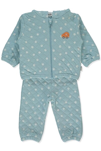 Bebetto KAPİTONE KAPŞONLU HIRKA 2Lİ TAKIM (TEDDY) PETROL YEŞİL