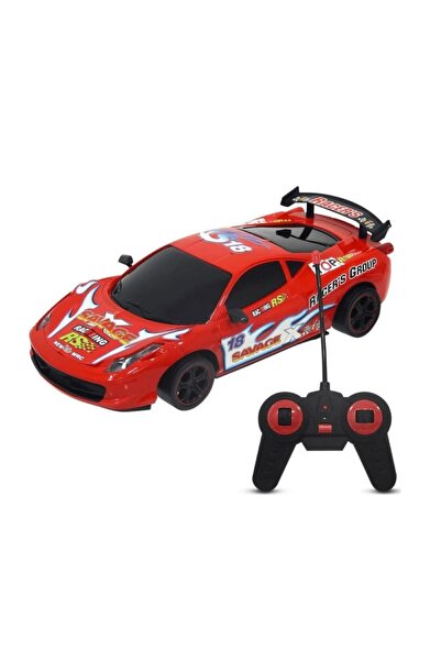 Toysan Uzaktan Kumandalı Şarjlı Racing Süper Car Spor Araba Toy-10-Kırmızı