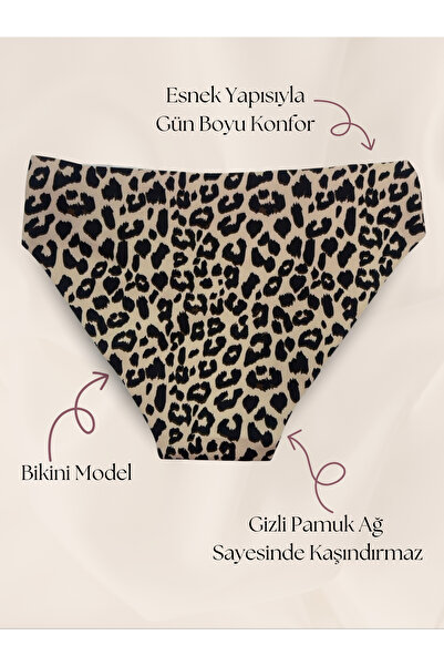 bendengiy Basic Laser Cut Patterned Women's Bikini Panties