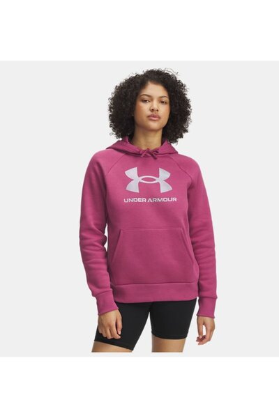 Under Armour Kadın UA Rival Fleece Shimmer Kapüşonlu Sweatshirt 6003710-659