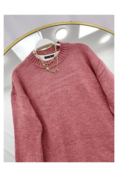 YEDİLALE Basic Zero-Collar Solid Color Knitwear Sweater [Only the Sweater Is Included in the Price, 75 cm Medium]