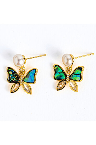 craftmystic Cercei fluture cu perlă - Rafinare și renaștere