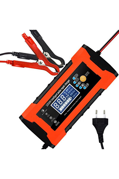 Taggo Încărcător inteligent de baterii, 12V 150Ah/24V 100Ah, 90W Reparații și...