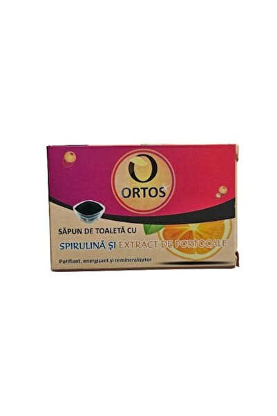 Ortos Sapun de toaleta cu Spirulina si extract de Portocale, Ortos, 100g