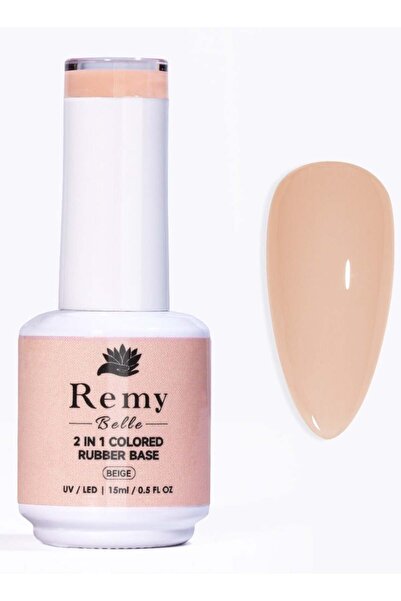Remy Belle 2 في 1 طبقة أساسية مطاطية، قاعدة طلاء أظافر جل طويلة الأمد، لمعان ...