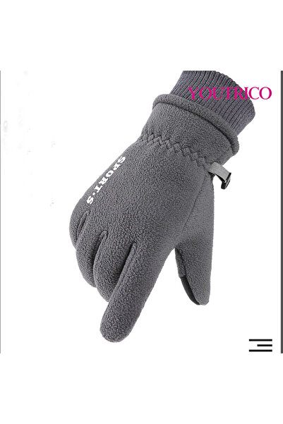 Youtrico زوج واحد من قفازات الرياضة الخارجية الشتوية للرجال - تصميم مضاد للان...